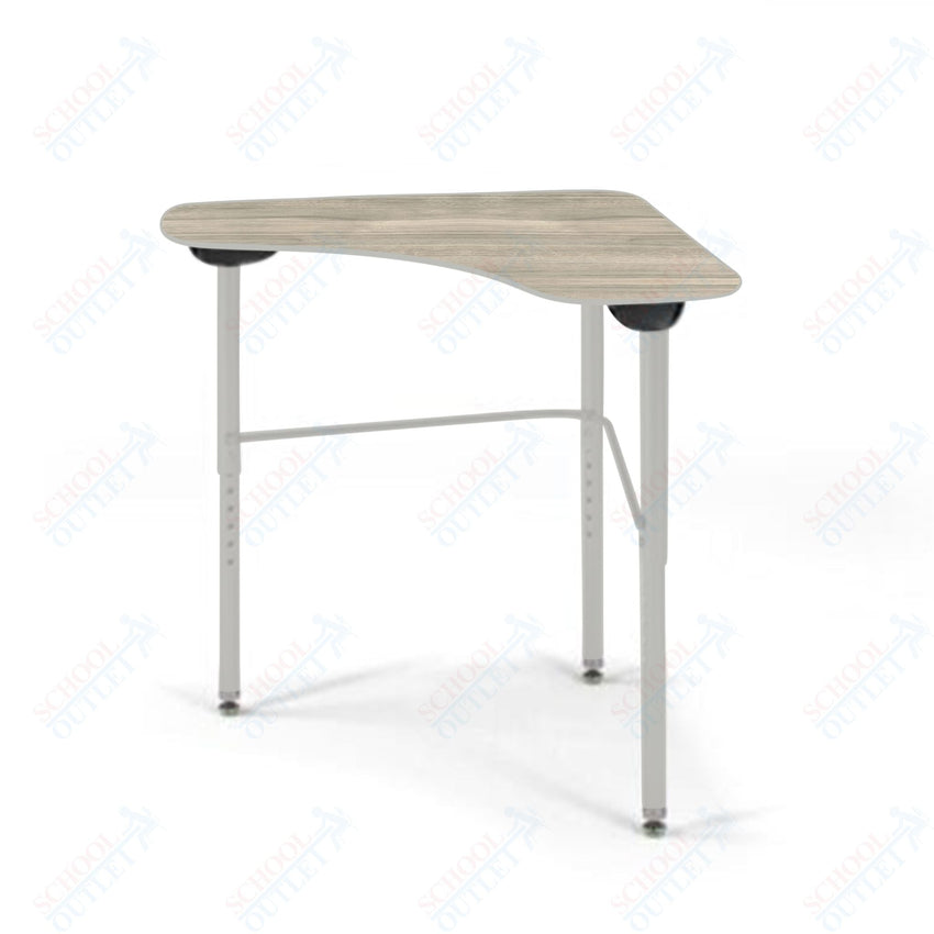 USA Capitol Stealth Flexible Collaborative Student Desk, Adjustable Height 22" - 33", Laminate Top w/ Sprayed Edge (360SE) - SchoolOutlet