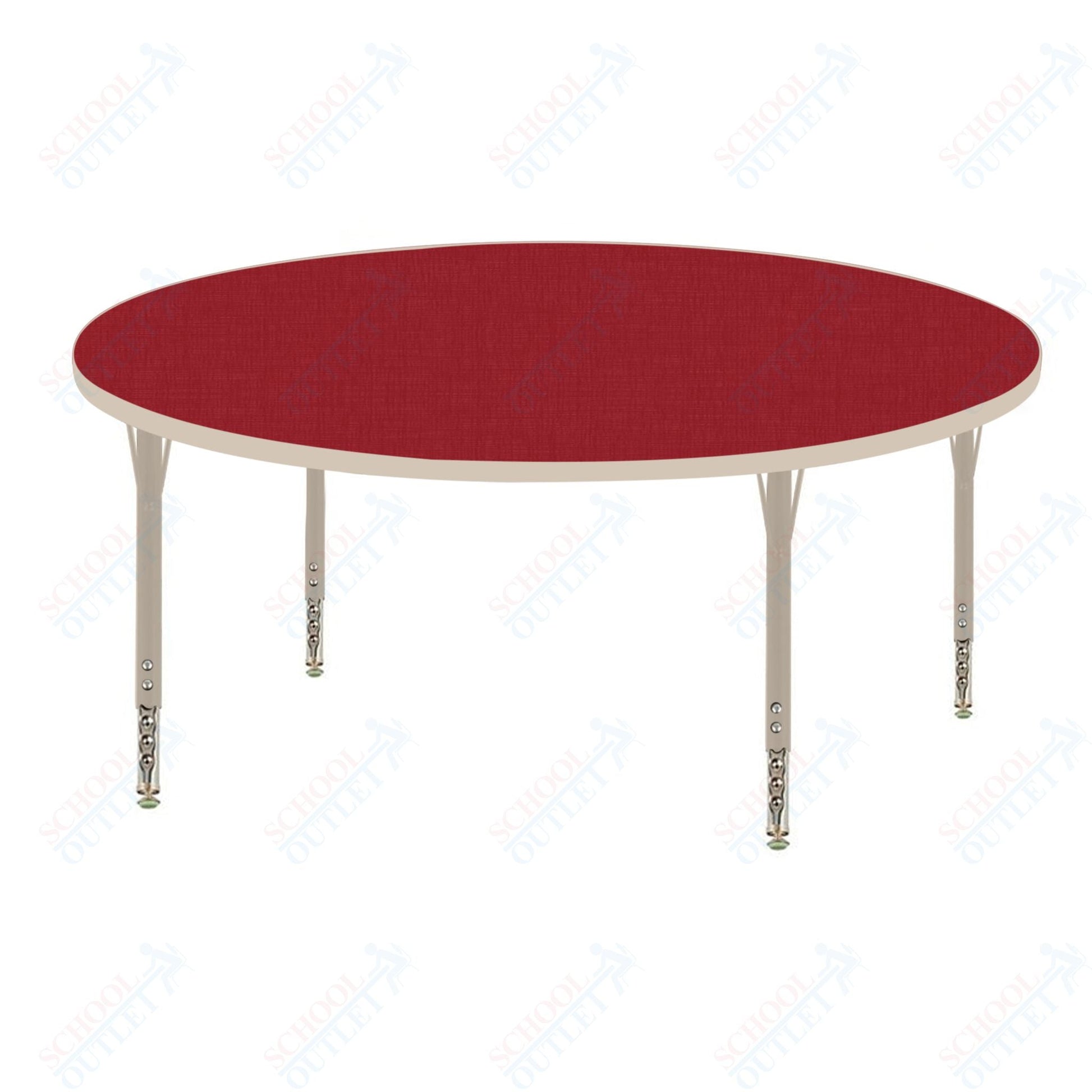 USA Capitol 36" Round Activity Table Adjustable Height 23" - 31" (36RSE) - SchoolOutlet