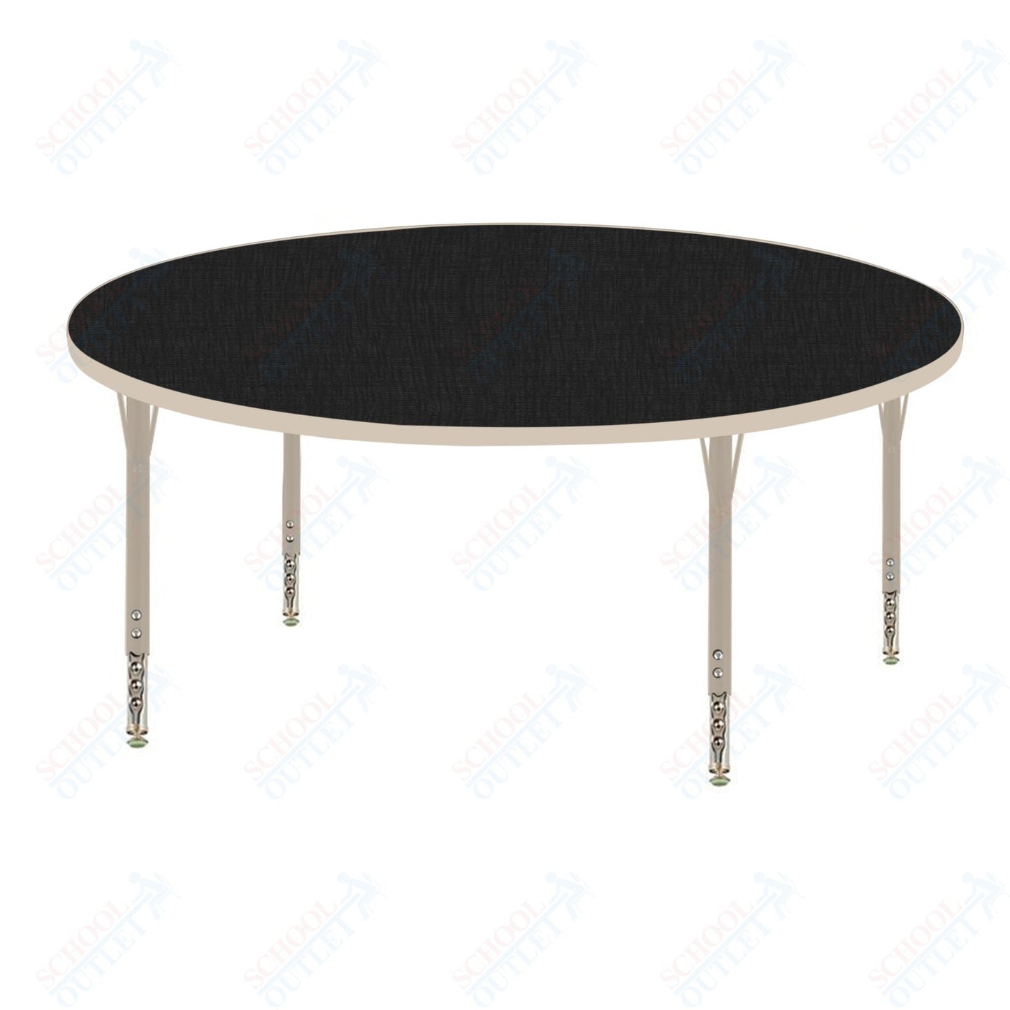 USA Capitol 36" Round Activity Table Adjustable Height 23" - 31" (36RSE) - SchoolOutlet