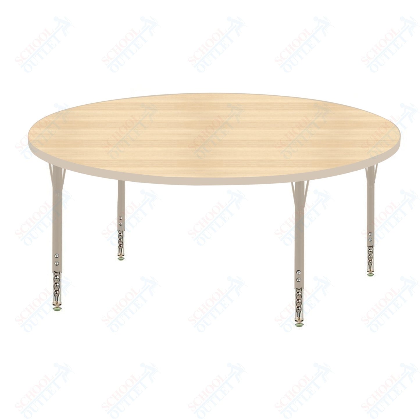 USA Capitol 36" Round Activity Table Adjustable Height 23" - 31" (36RSE) - SchoolOutlet