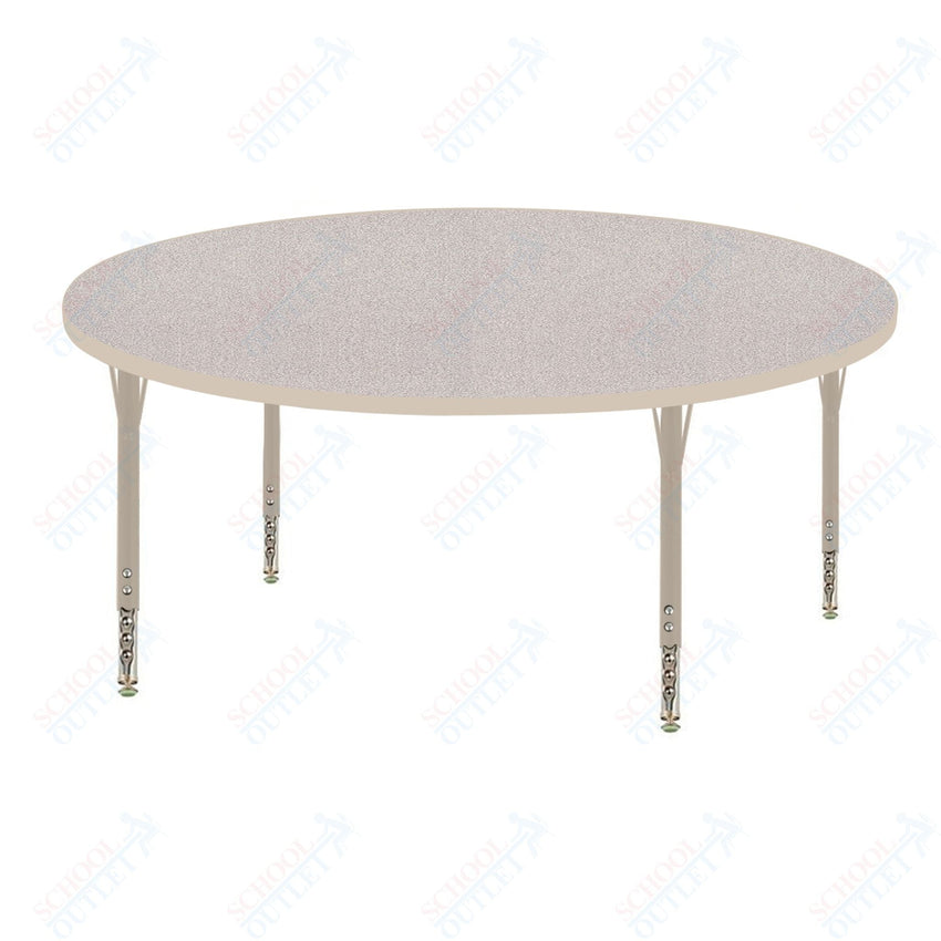 USA Capitol 36" Round Activity Table Adjustable Height 23" - 31" (36RSE) - SchoolOutlet