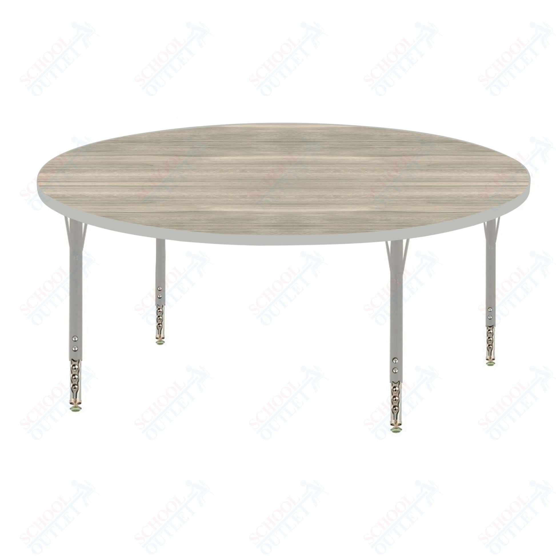 USA Capitol 36" Round Activity Table Adjustable Height 23" - 31" (36RSE) - SchoolOutlet