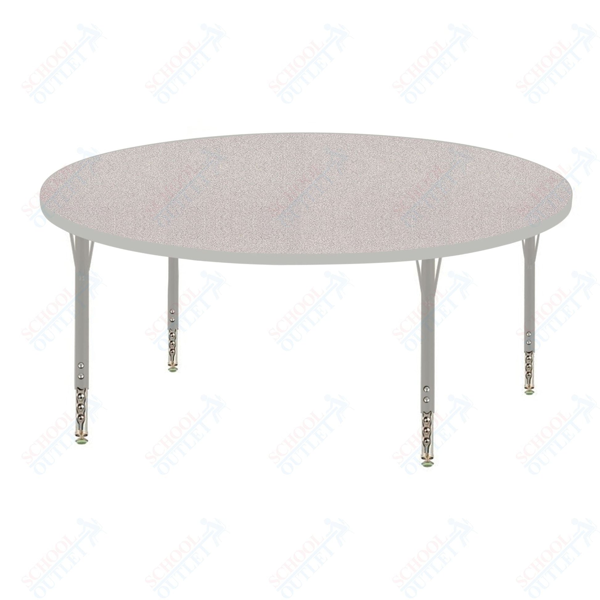 USA Capitol 42" Round Activity Table Adjustable Height 23" - 31" (42RSE) - SchoolOutlet