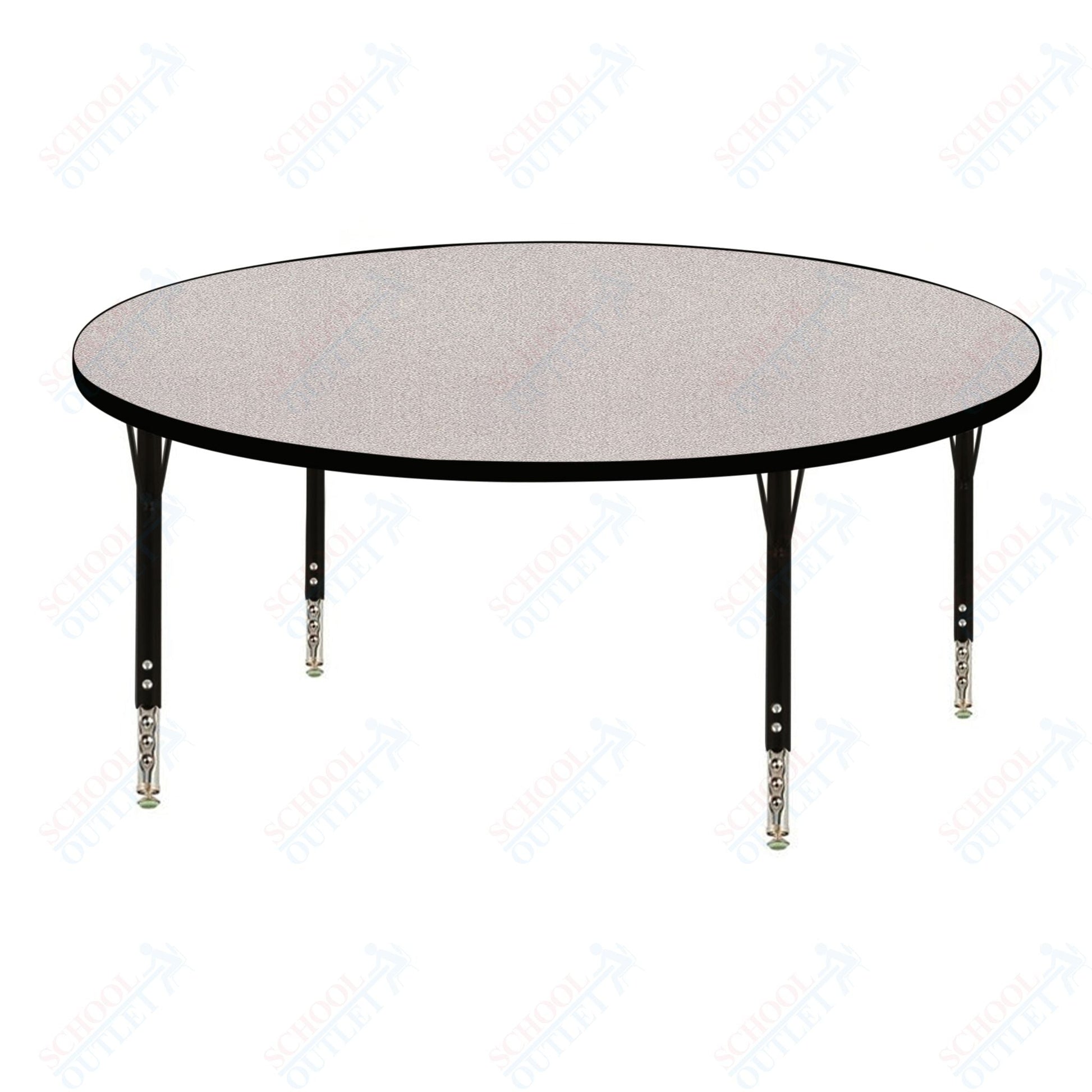 USA Capitol 42" Round Activity Table Adjustable Height 23" - 31" (42RSE) - SchoolOutlet