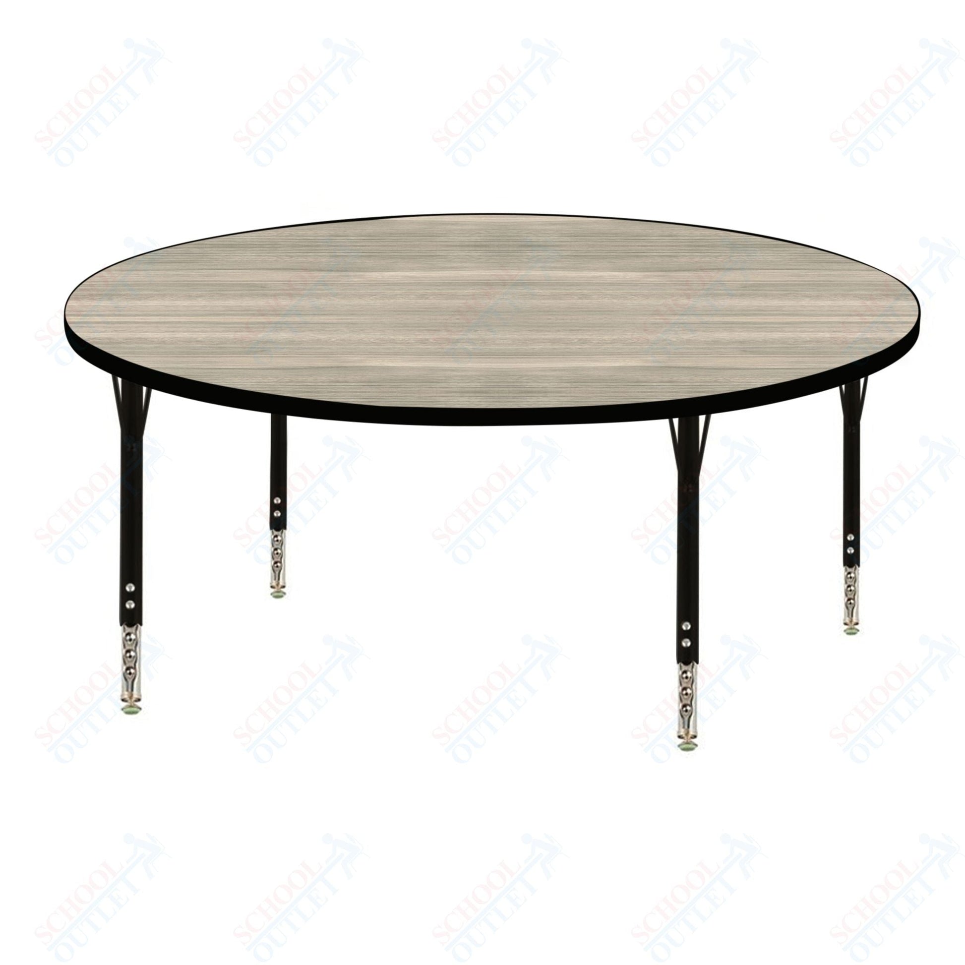 USA Capitol 42" Round Activity Table Adjustable Height 23" - 31" (42RSE) - SchoolOutlet