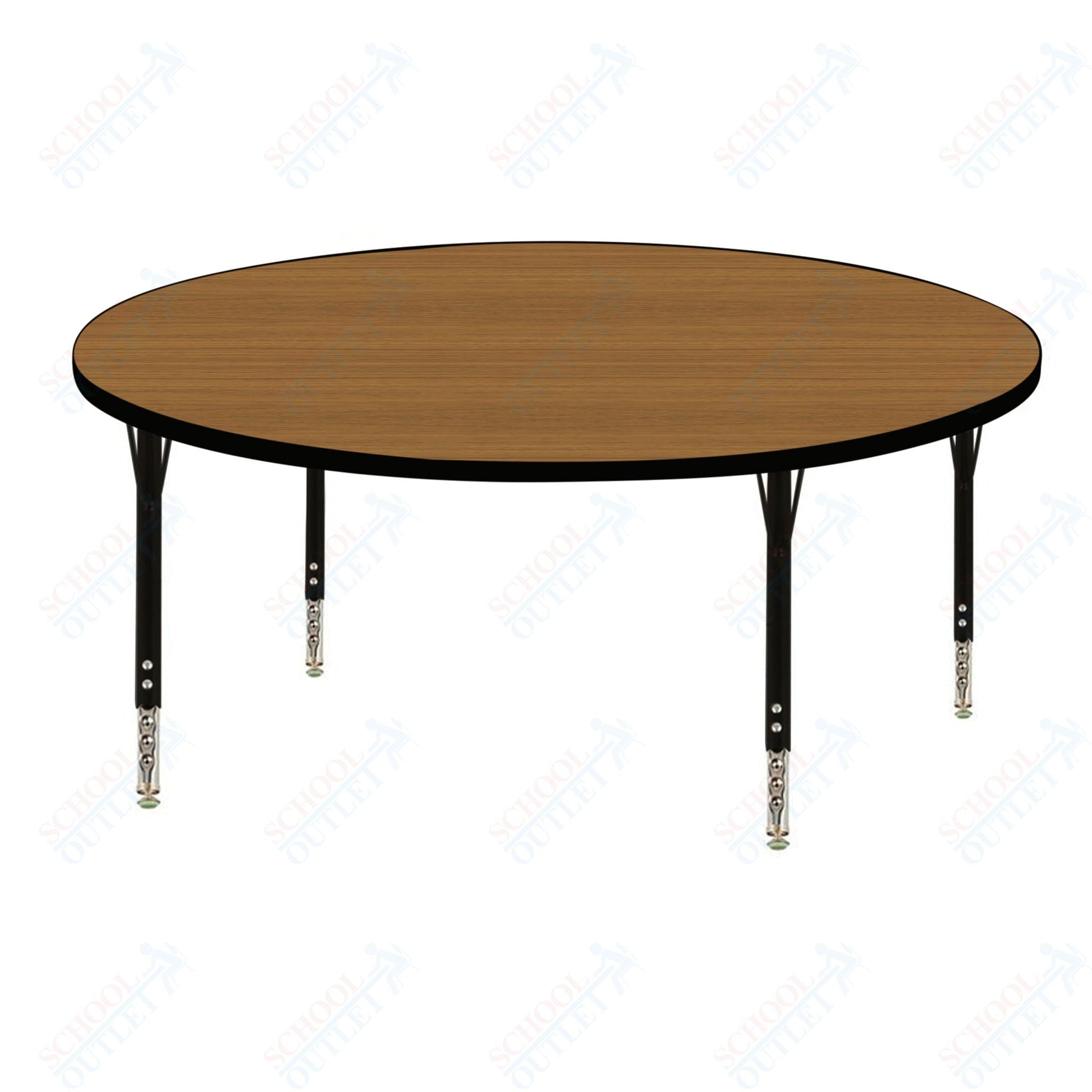 USA Capitol 42" Round Activity Table Adjustable Height 23" - 31" (42RSE) - SchoolOutlet