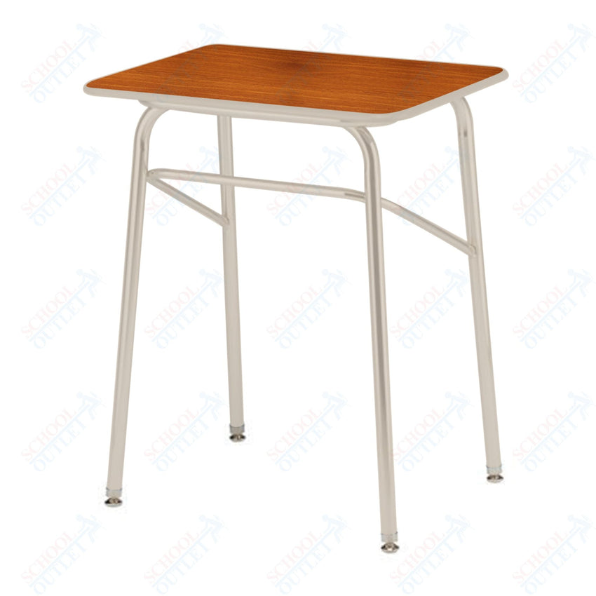 USA Capitol Aptitude Insight Desk, Adjustable Height 23.5" - 29.5", Hard Plastic Top (430P) - SchoolOutlet