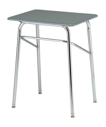 USA Capitol Aptitude Insight Desk, Adjustable Height 23.5" - 29.5", Hard Plastic Top (430P) - SchoolOutlet