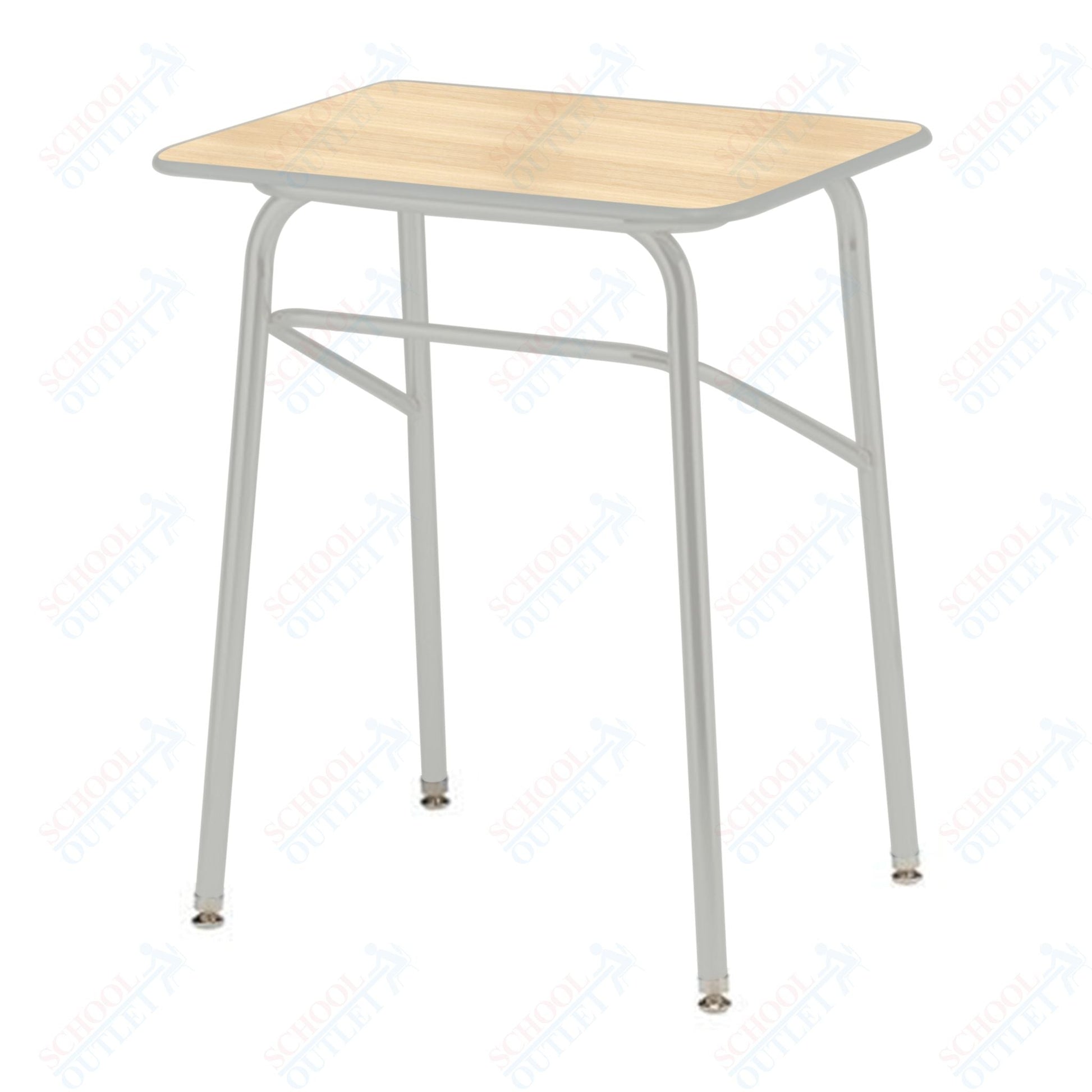 USA Capitol Aptitude Insight Desk, Adjustable Height 23.5" - 29.5", Laminate Top w/ Sprayed Edge (430PSE) - SchoolOutlet