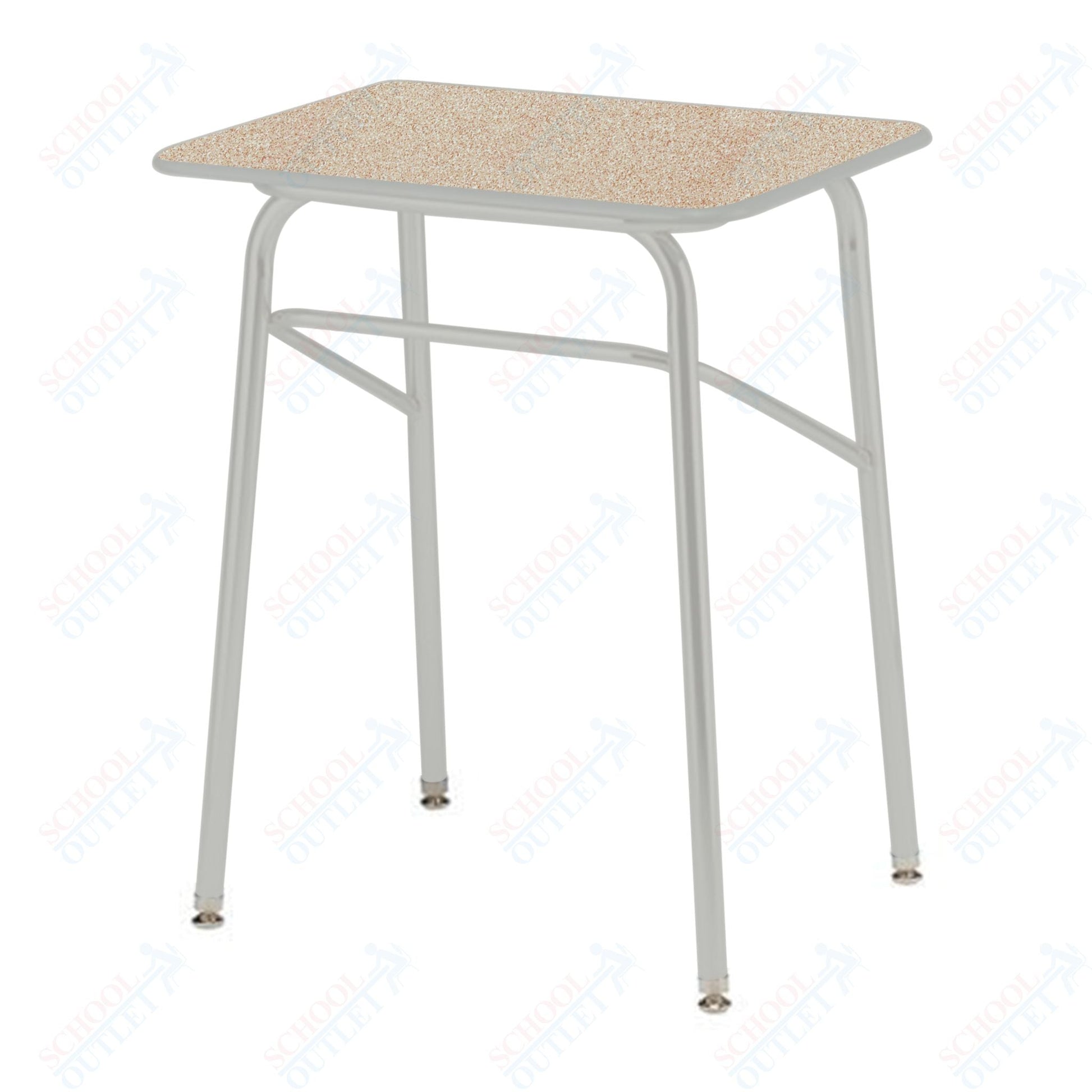 USA Capitol Aptitude Insight Desk, Adjustable Height 23.5" - 29.5", Laminate Top w/ Sprayed Edge (430PSE) - SchoolOutlet