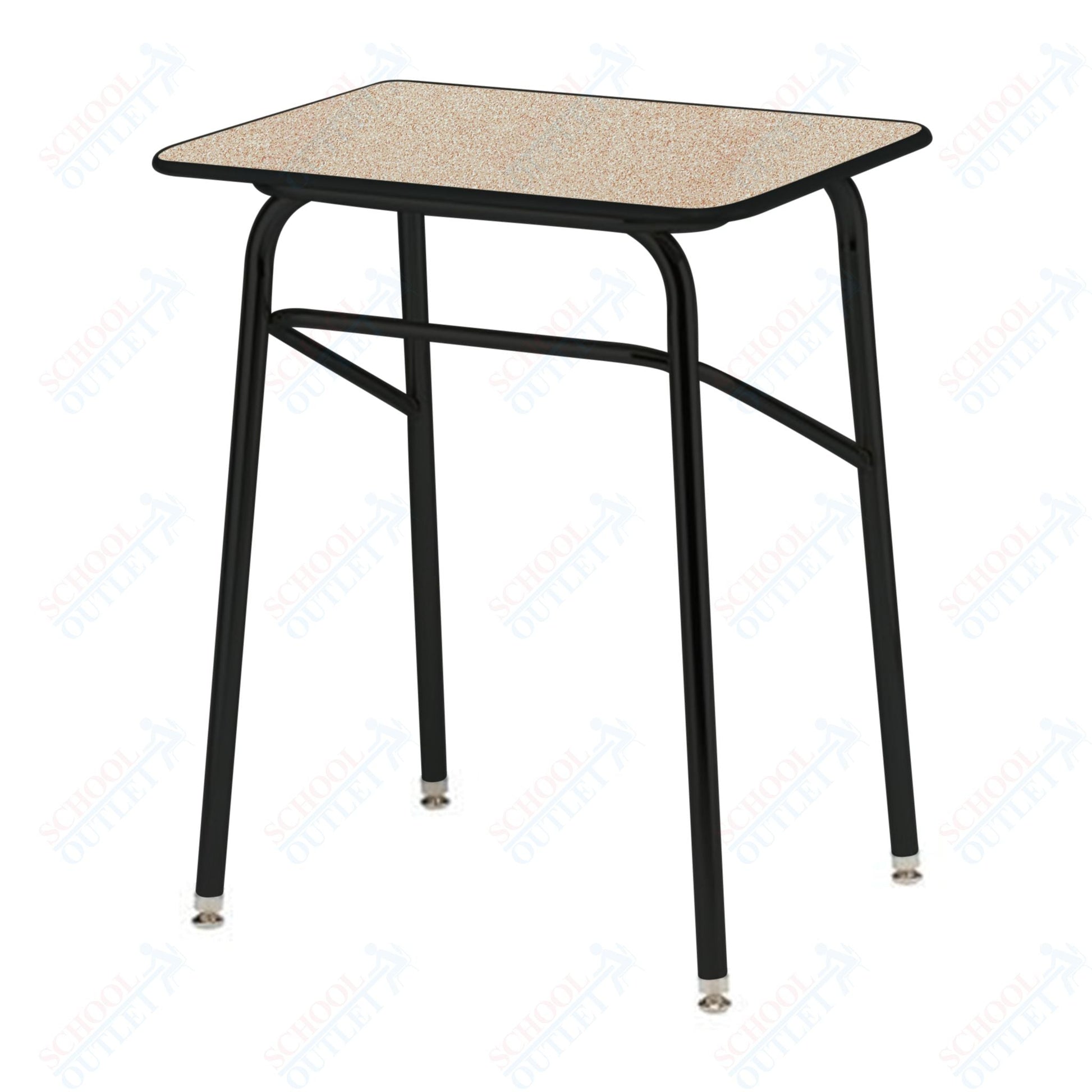 USA Capitol Aptitude Insight Desk, Adjustable Height 23.5" - 29.5", Laminate Top w/ Sprayed Edge (430PSE) - SchoolOutlet