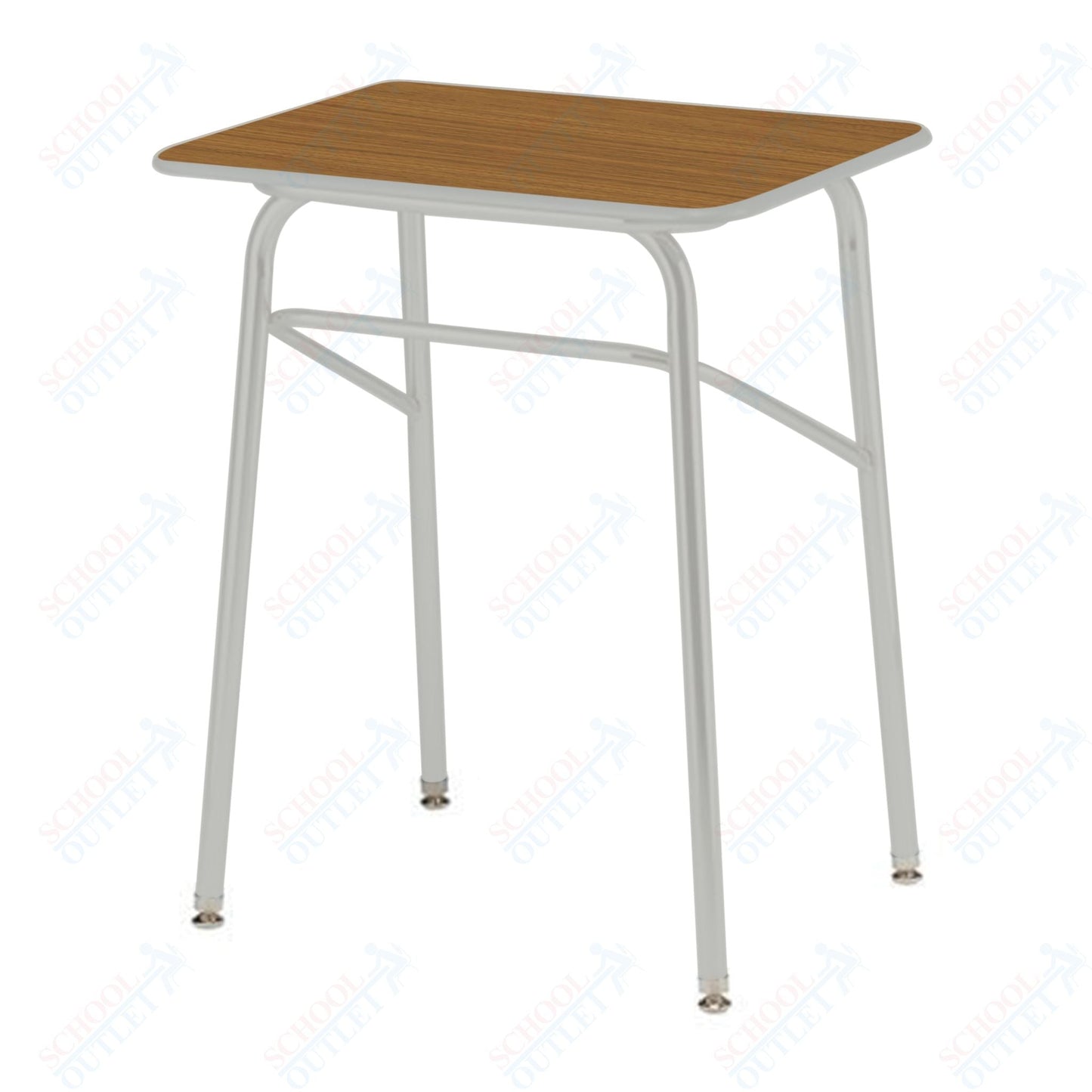 USA Capitol Aptitude Insight Desk, Adjustable Height 23.5" - 29.5", Laminate Top w/ Sprayed Edge (430PSE) - SchoolOutlet