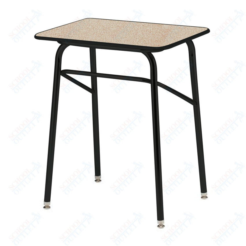 USA Capitol Aptitude Insight Desk, Fixed Height 29.5", Laminate Top w/ Sprayed Edge (439PSE) - SchoolOutlet