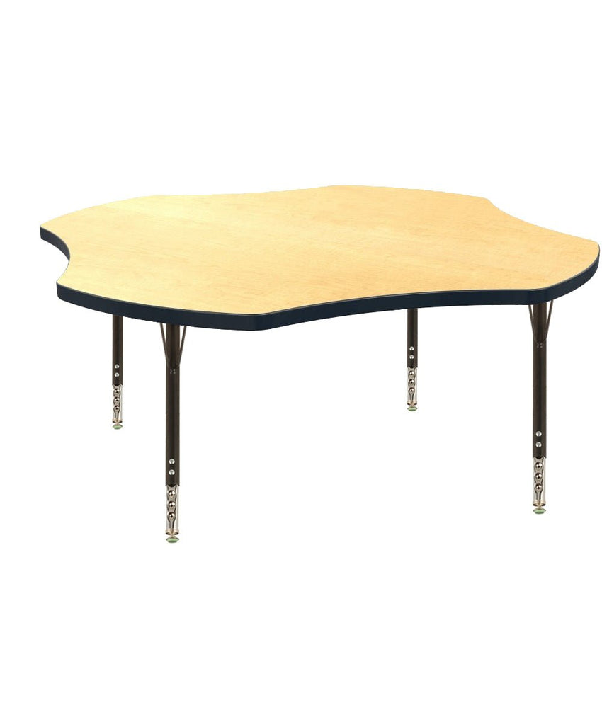 USA Capitol 48" Clover Activity Table Adjustable Height 23" - 31" (48CLSE) - SchoolOutlet