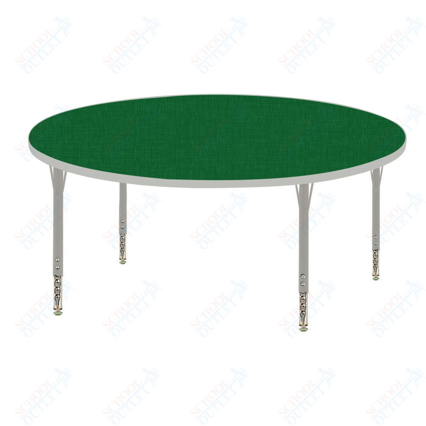 USA Capitol 48" Round Activity Table Adjustable Height 23" - 31" (48RSE) - SchoolOutlet