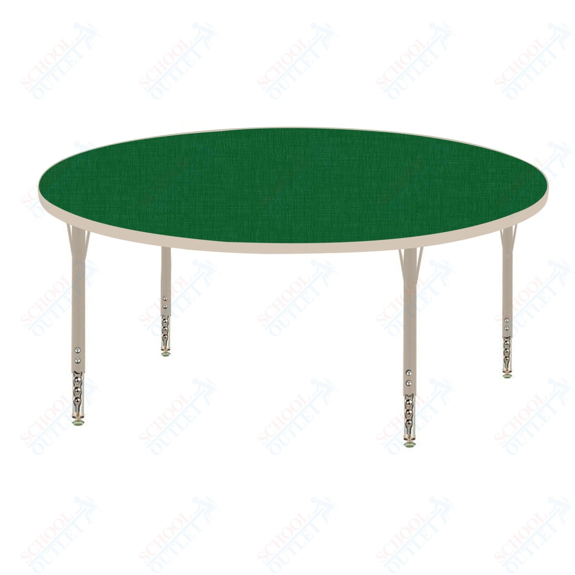 USA Capitol 48" Round Activity Table Adjustable Height 23" - 31" (48RSE) - SchoolOutlet