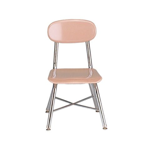 USA Capitol Legacy H - Frame 13.5" Hard Plastic Chair with Cross Brace (513) - SchoolOutlet