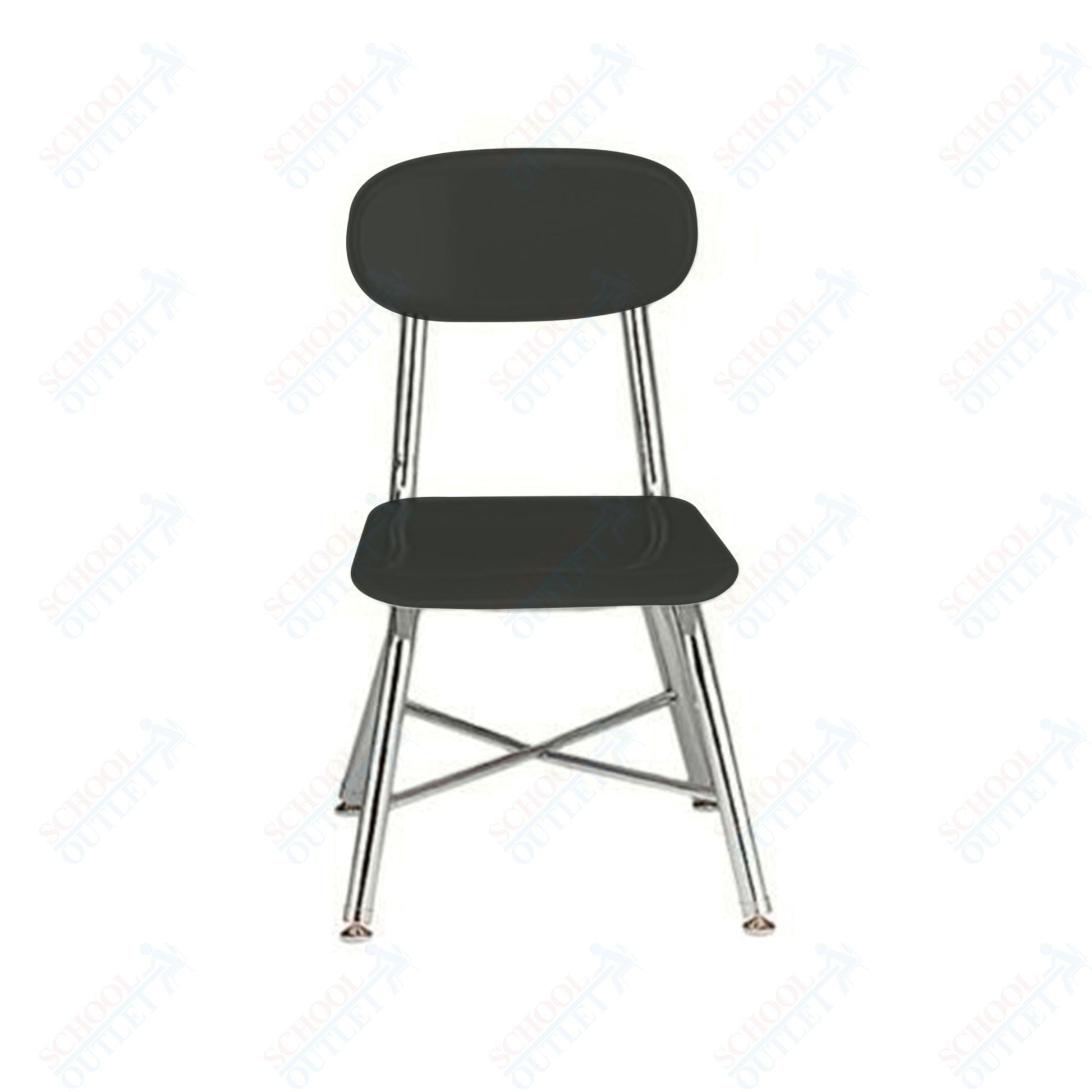 USA Capitol Legacy H - Frame 13.5" Hard Plastic Chair with Cross Brace (513) - SchoolOutlet