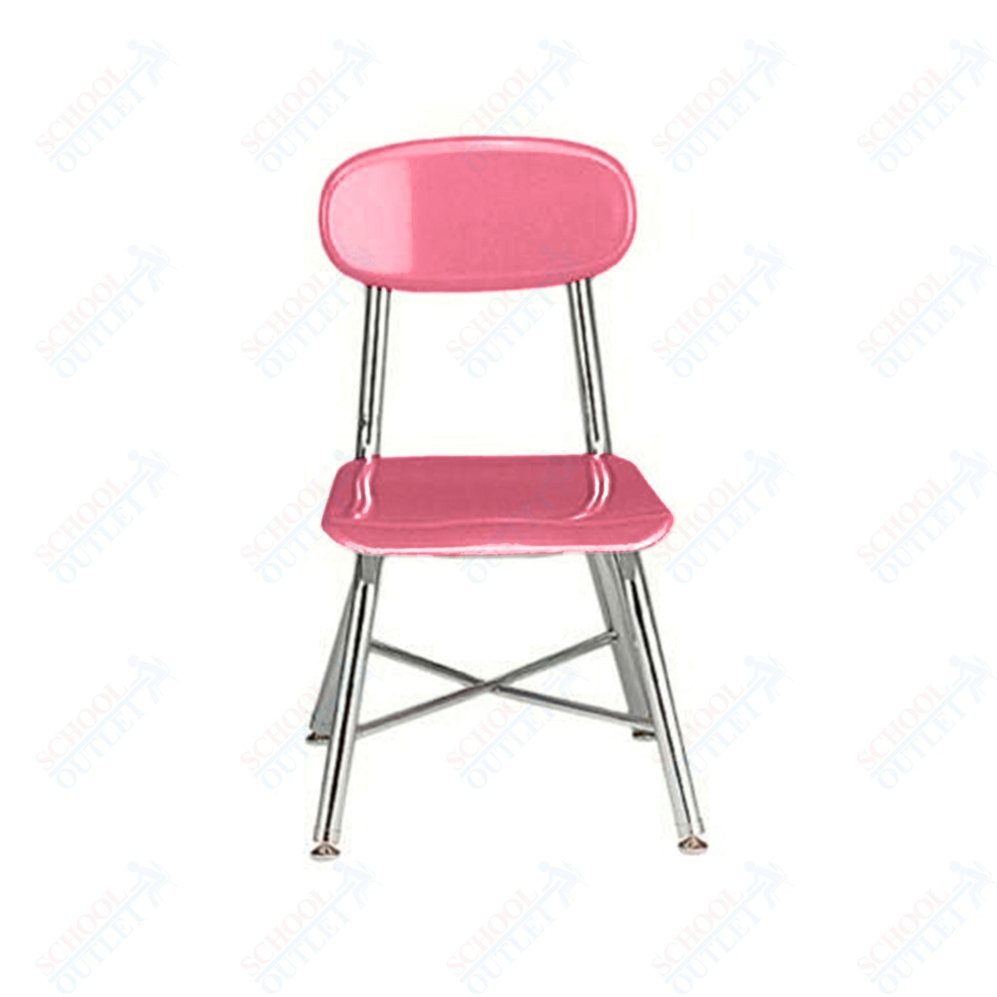 USA Capitol Legacy H - Frame 13.5" Hard Plastic Chair with Cross Brace (513) - SchoolOutlet