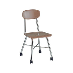 USA Capitol Legacy H-Frame 17.5" Hard Plastic Chair with Cross Brace and Casters (517C)