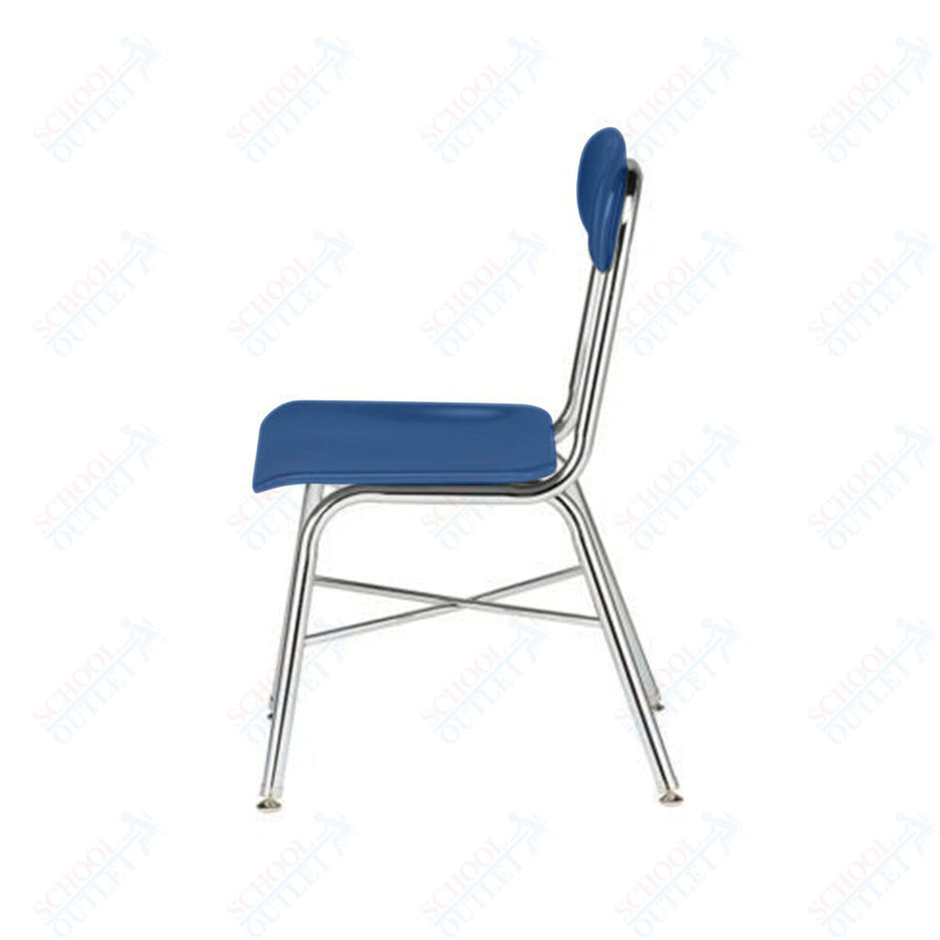 USA Capitol Legacy H - Frame 17.5" Hard Plastic Chair with Cross Brace and Music Pitch (517M) - SchoolOutlet