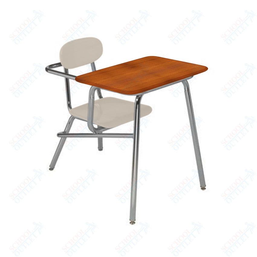 USA Capitol Legacy Combination Chair Desk, 15.5" Height, Hard Plastic Top (905) - SchoolOutlet