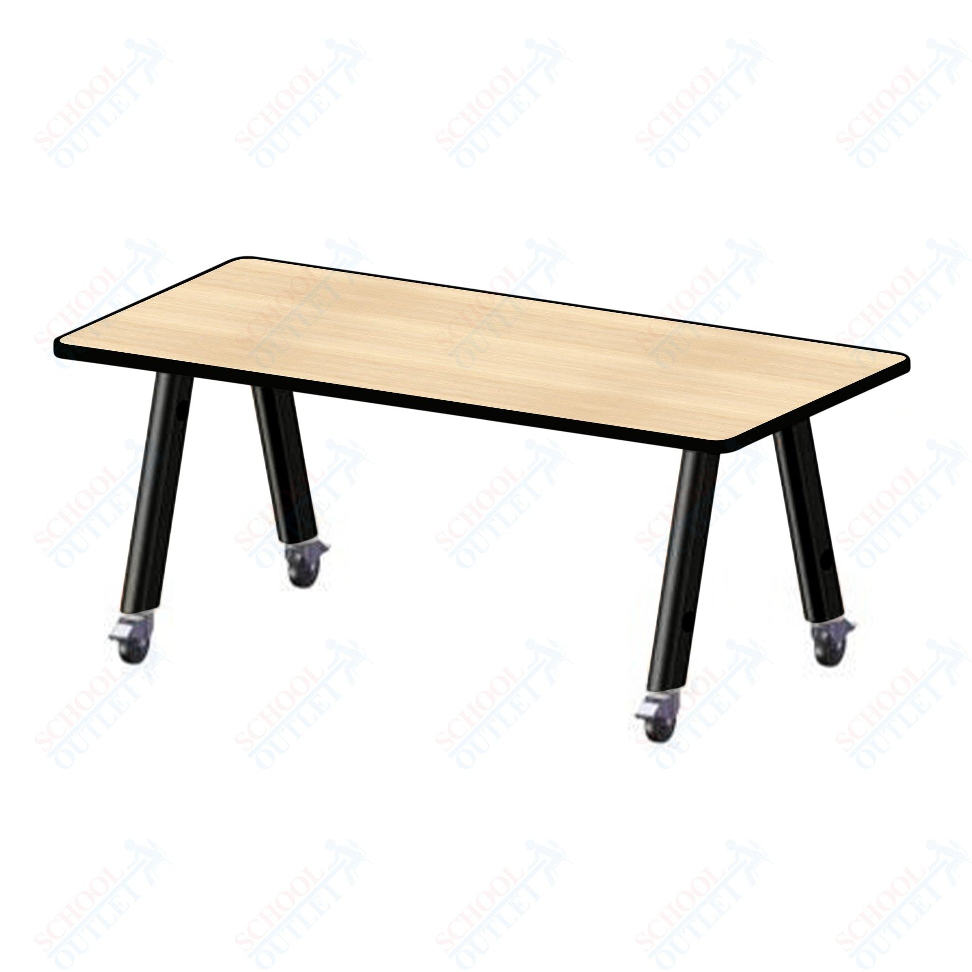 USA Capitol Hydra Makerspace Table with Laminate Top, Spray Edge 36"W x 60"L x 36"H (MAKR3660 - 36) - SchoolOutlet