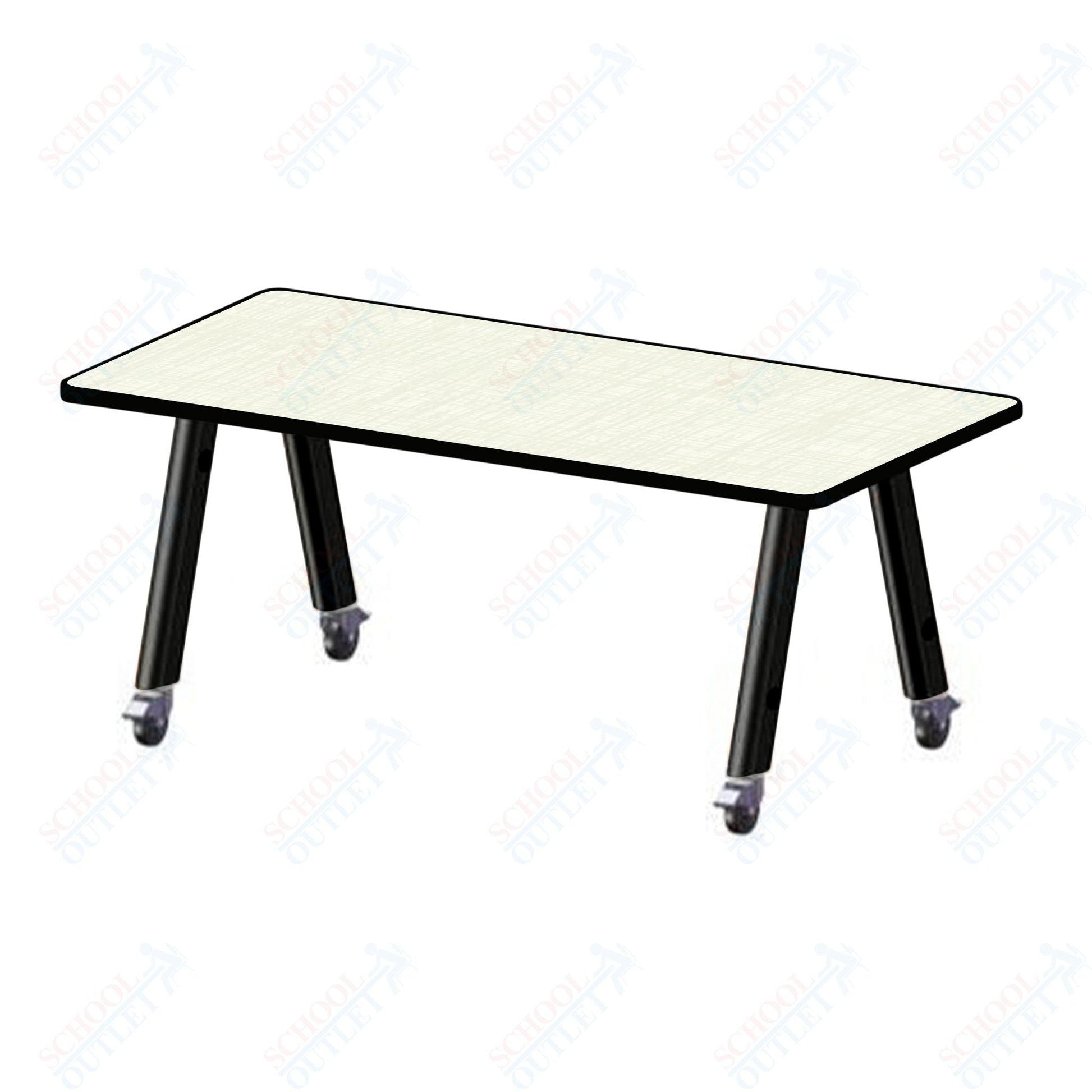 USA Capitol Hydra Makerspace Table with Laminate Top, Spray Edge 36"W x 60"L x 36"H (MAKR3660 - 36) - SchoolOutlet