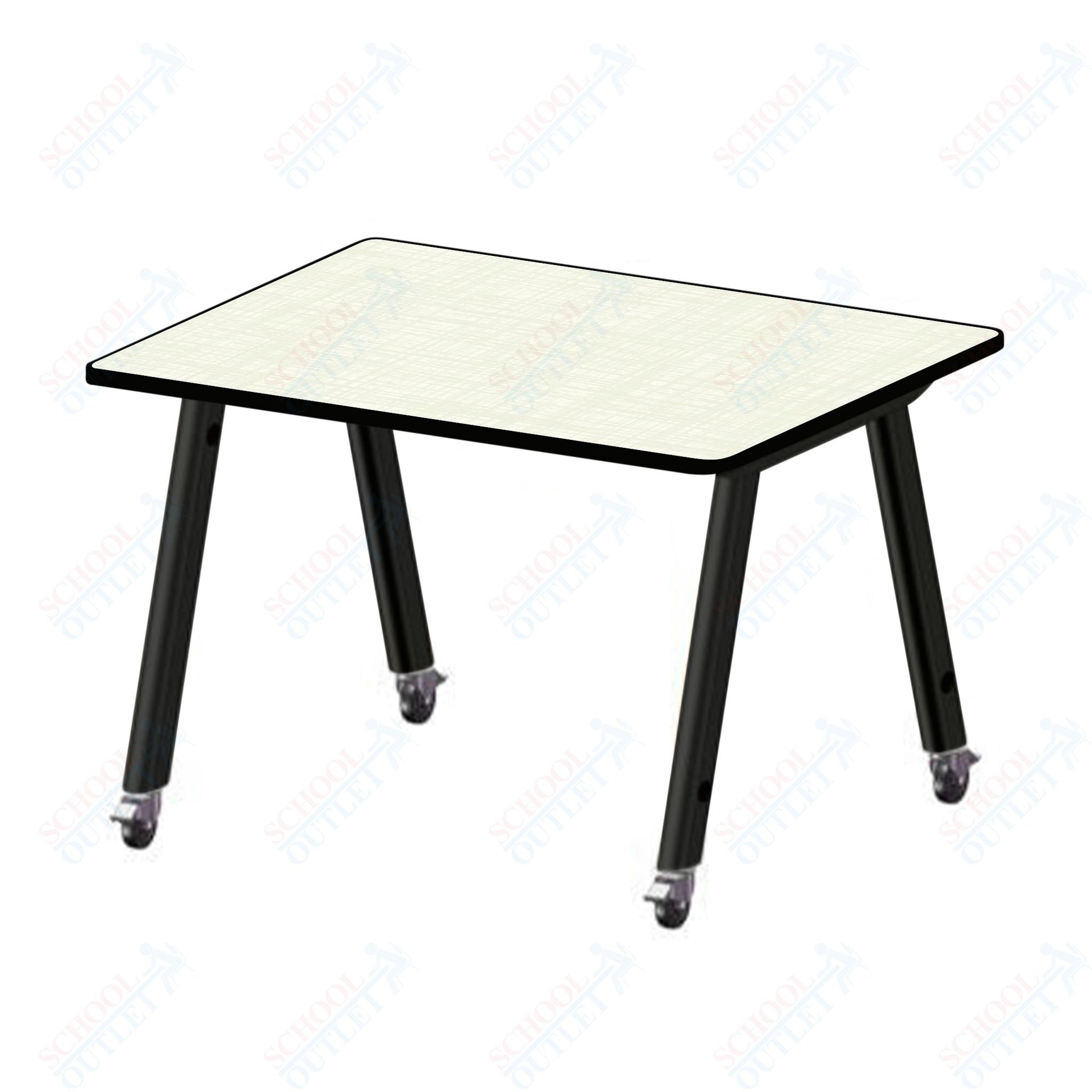 USA Capitol Hydra Makerspace Table with Laminate Top, Spray Edge 42"W x 54"L x 29"H (MAKR4254 - 29) - SchoolOutlet