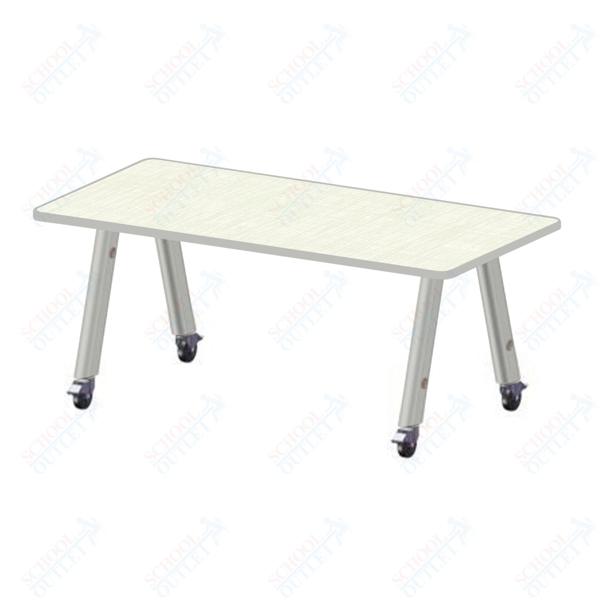 USA Capitol Hydra Makerspace Table with Laminate Top, Spray Edge 42"W x 54"L x 36"H (MAKR4254 - 36) - SchoolOutlet