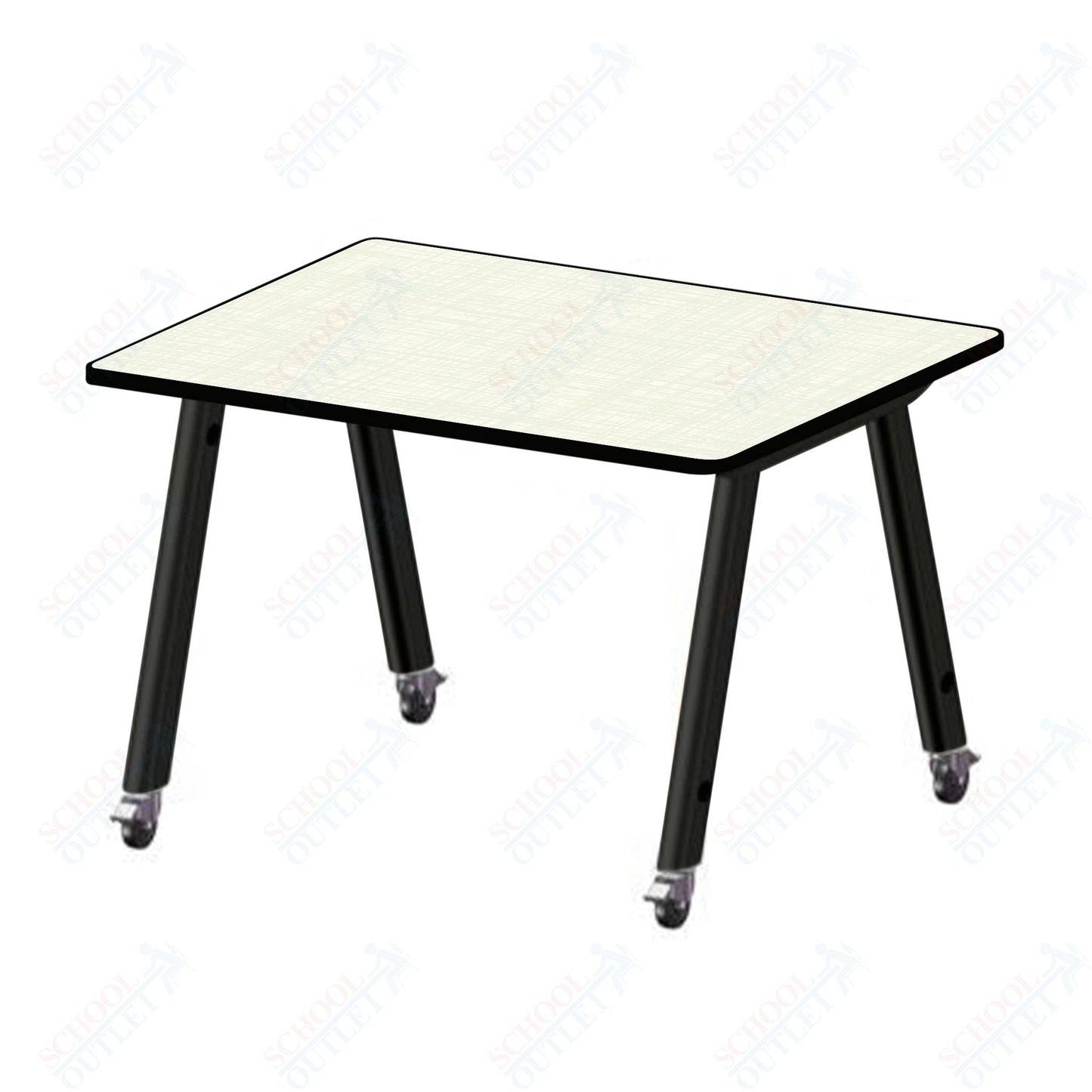 USA Capitol Hydra Makerspace Table with Laminate Top, Spray Edge 42"W x 60"L x 29"H (MAKR4260 - 29) - SchoolOutlet