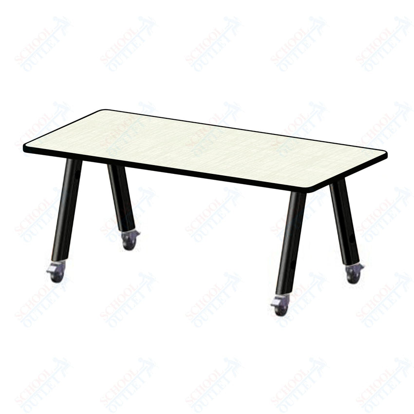 USA Capitol Hydra Makerspace Table with Laminate Top, Spray Edge 42"W x 72"L x 36"H (MAKR4272 - 36) - SchoolOutlet