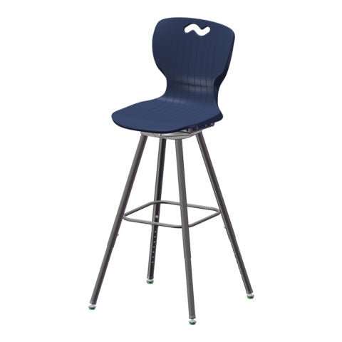 USA Capitol Ntersect 24" Swivel Stool 25" - 33" Adjustable Height (NSWIVELSTOOL) - SchoolOutlet