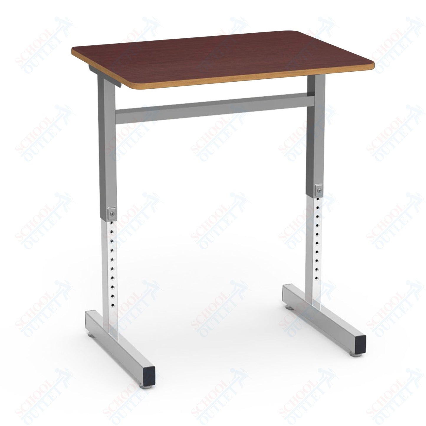 Virco 8771 - 8771 Series Student Desk with Cantilever Leg, 20" X 26" Top, 22" to 30" height range - SchoolOutlet