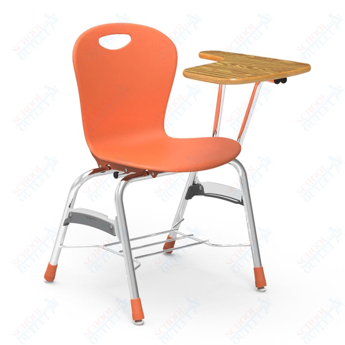 Virco ZU418TABR Chair Desk Zuma series, high - pressure laminate top, 18" seat (Virco ZU418TABR) - SchoolOutlet