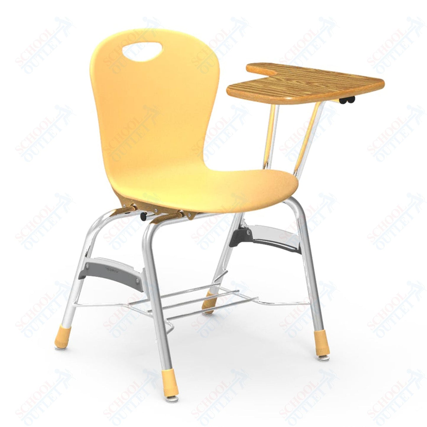 Virco ZU418TABR Chair Desk Zuma series, high - pressure laminate top, 18" seat (Virco ZU418TABR) - SchoolOutlet