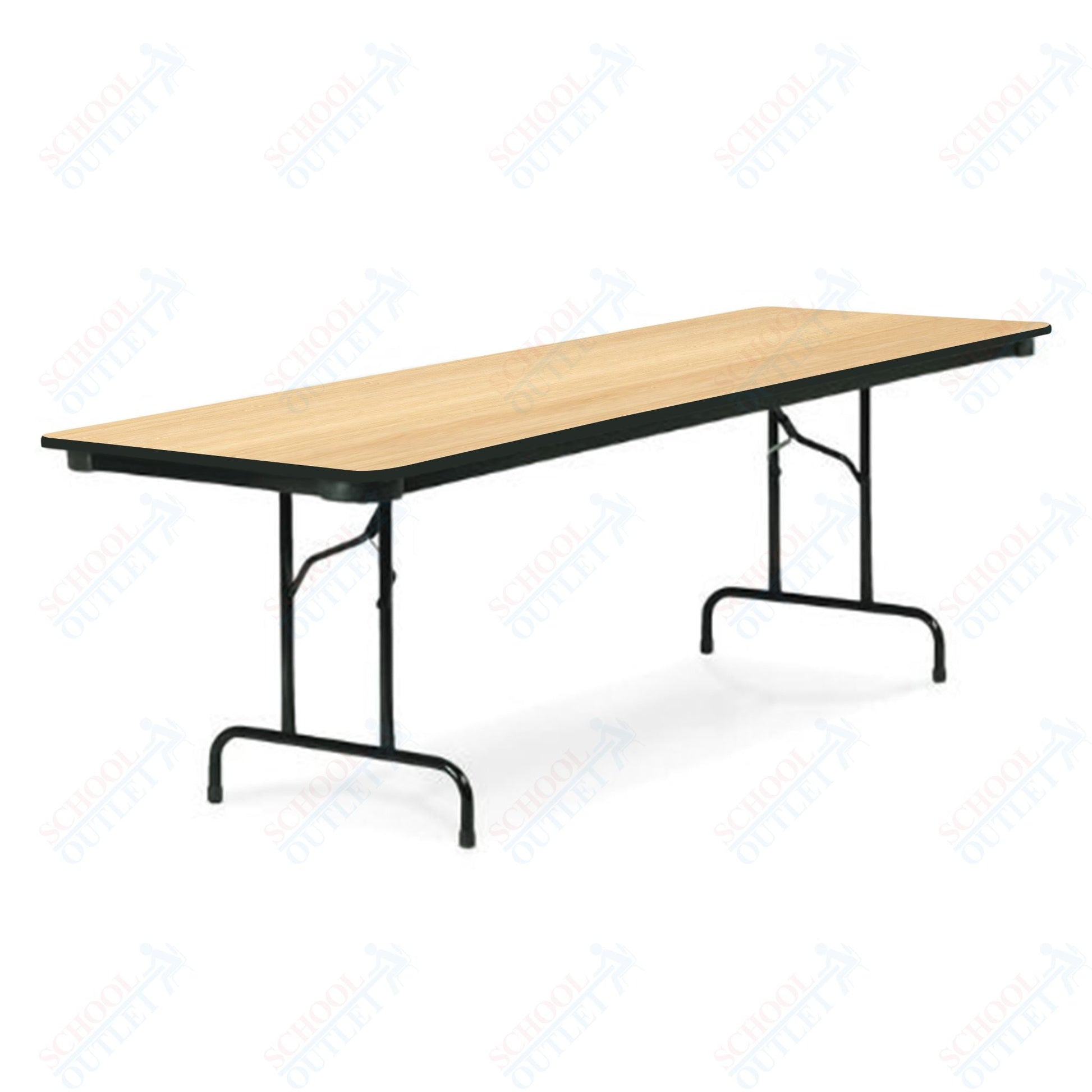 Virco 602448 - 6000 series 3/4" thick particle board folding table 24" x 48" - SchoolOutlet