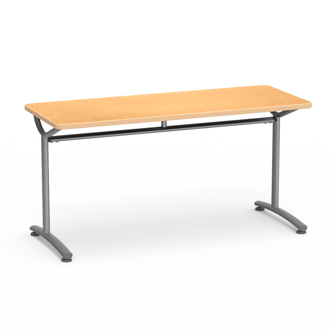 Virco TE24608Y30 - TEXT Series Training Table - 24"W x 60"L x 30"H (Virco TE24608Y30) - SchoolOutlet