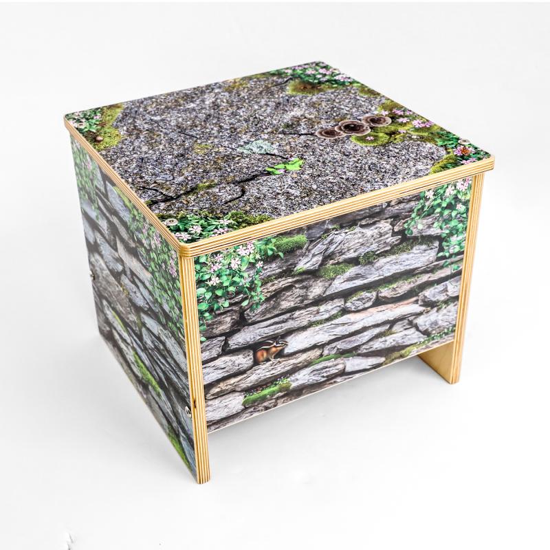 Whitney Brothers Nature View Stone Wall Seat 12H - (WB0765) - SchoolOutlet