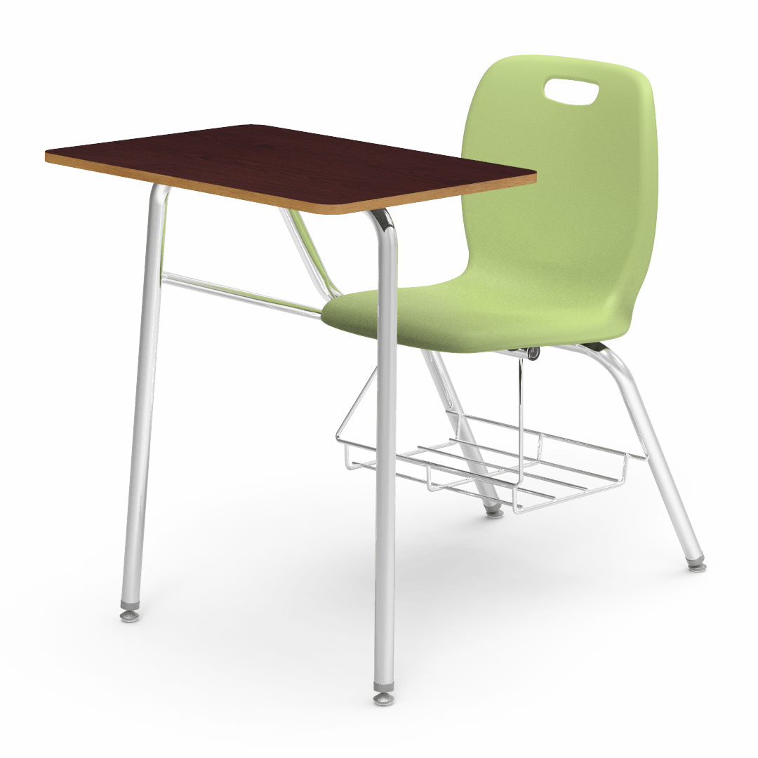 Virco N2 Series Combo School Desk - Hard Plastic Top (Virco N240BRM)