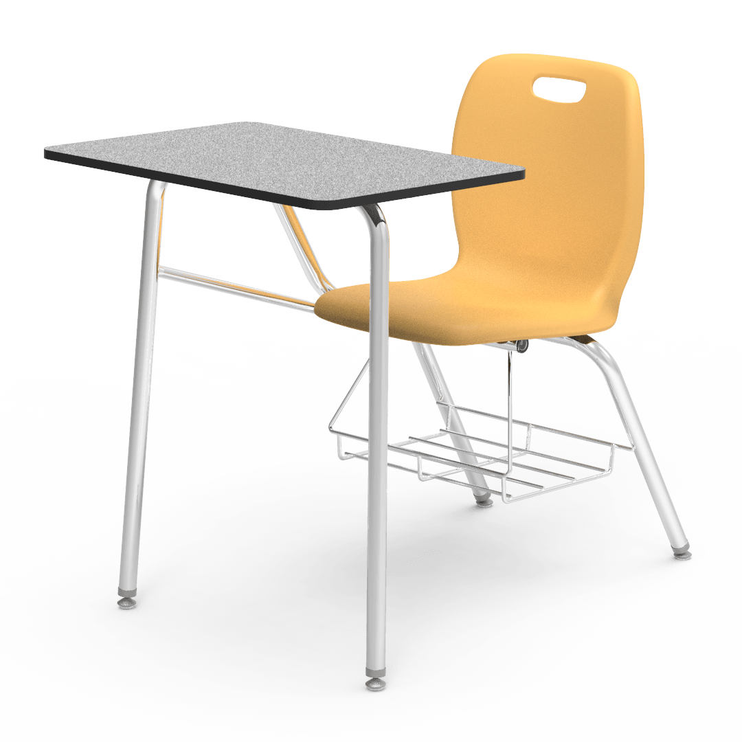 Virco N2 Series Combo School Desk - Hard Plastic Top (Virco N240BRM)