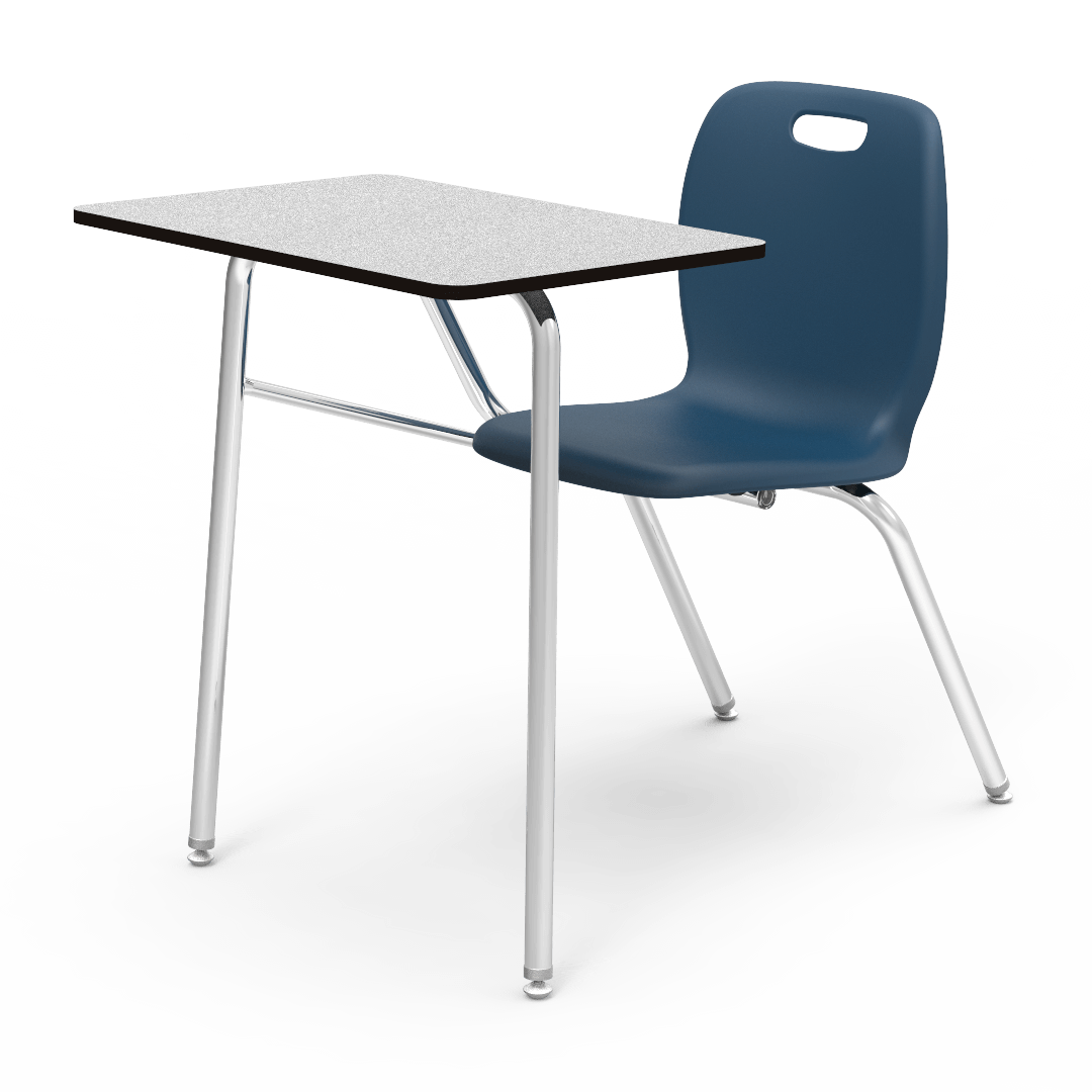 Virco N2 Series Combo School Desk - Hard Plastic Top - No Bookrack (Virco N240NBRM)