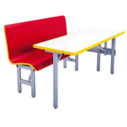 AmTab Booth Seating with Table - Half Package - 48"W x 60"L x 38"H  (AMT-MWHBSP245)