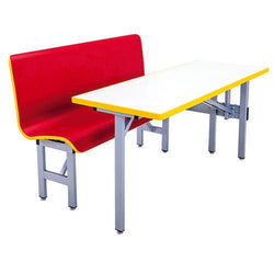 AmTab Booth Seating with Table - Half Package - 48"W x 54"L x 38"H  (AMT-MWHBSP304)