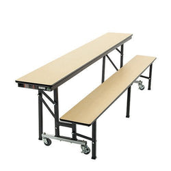 AmTab All-In-One Mobile Convertible Bench - 96"L  (AMT-QUICK-ACB8-MBB)
