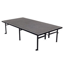 AmTab Fixed Height Stage - Carpet Top - 36"W x 48"L x 16"H  (AmTab AMT-ST3416C)