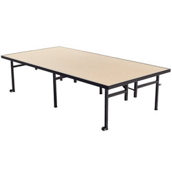 AmTab Fixed Height Stage - Hardboard Top - 36"W x 48"L x 24"H  (AmTab AMT-ST3424H)