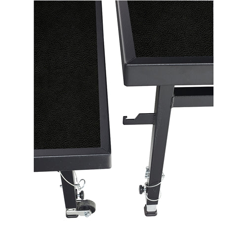 AmTab Adjustable Height Stage - Polypropylene Top - 48"W x 48"L x Adjustable 24" to 32"H (AmTab AMT-STA4424P) - SchoolOutlet