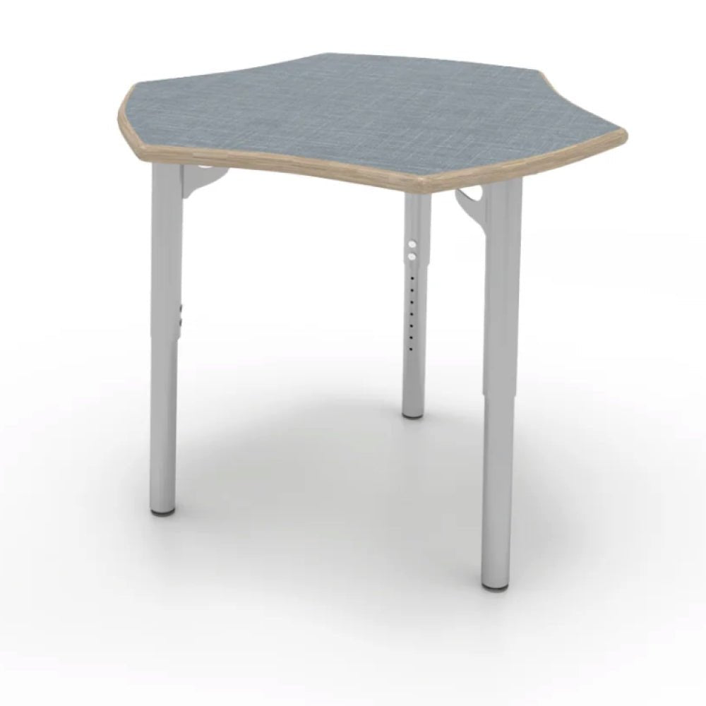 CEF ESTO Hyve Student Desk 28" x 32.5" Fenix Top on Baltic Birch and Adjustable Height Legs - SchoolOutlet