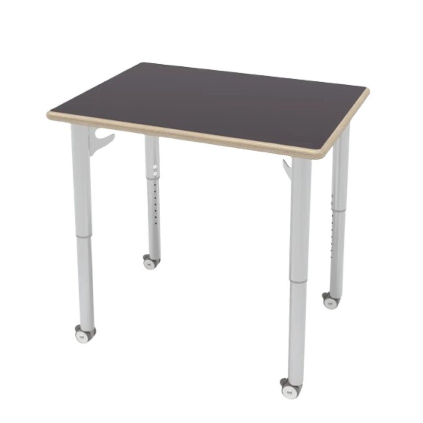 CEF ESTO Rectangle Student Desk 30" x 22" High-Pressure Laminate Top on Baltic Birch and Adjustable Height Legs - SchoolOutlet